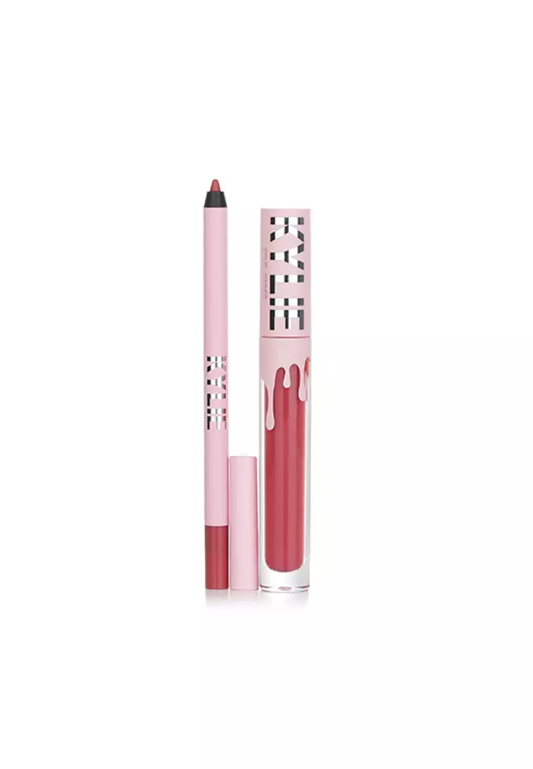 Discount on Kylie Cosmetics  shoes - SKU: Kylie Cosmetics - Matte Lip Kit: Matte Liquid Lipstick 3ml + Lip Liner 1.1g - # 500 Kristen Matte 2p