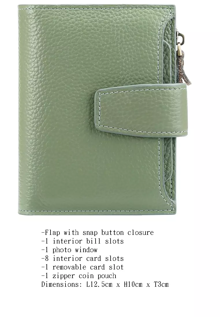 Pebbled Cow Leathers Short Wallet