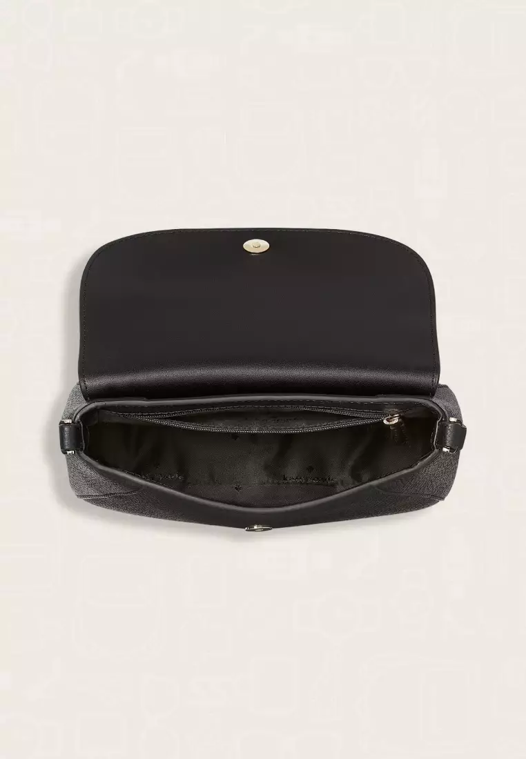 Kate Spade Monica Mini Flap Crossbody Black