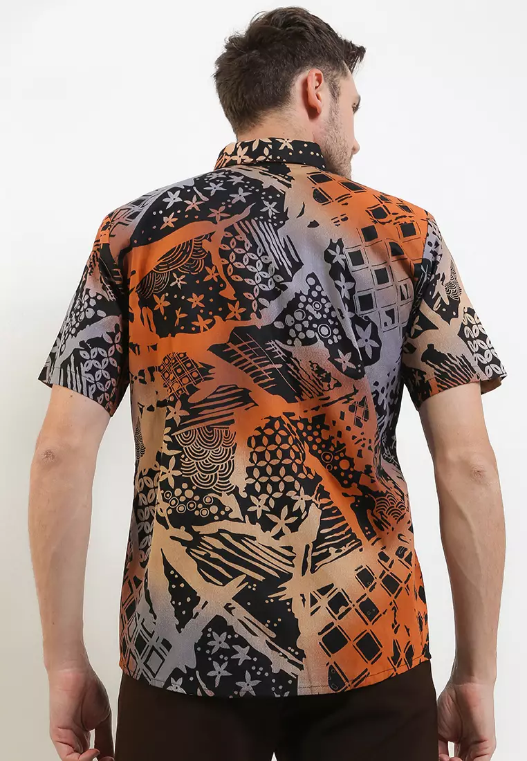 Jual ARJUNA WEDA Hem Batik Slim Fit Pelangi Iteman Original 2026 ...