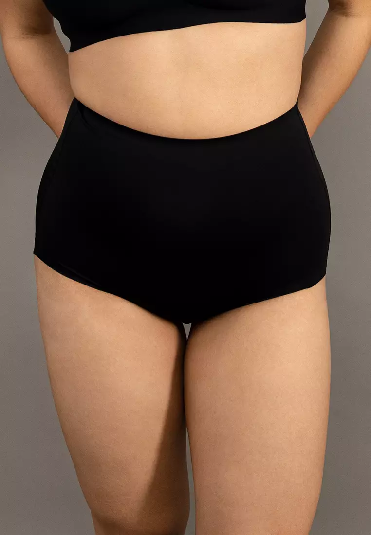 Next to Skin Ladies Women Seamless Heatpress Comfort Silk Soft High Rise Shaper Panty Clara-01 - 3in1 (Assorted)