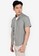 ZALORA BASICS grey Button Down Short Sleeves Shirt E7A12AA7B2601AGS_1