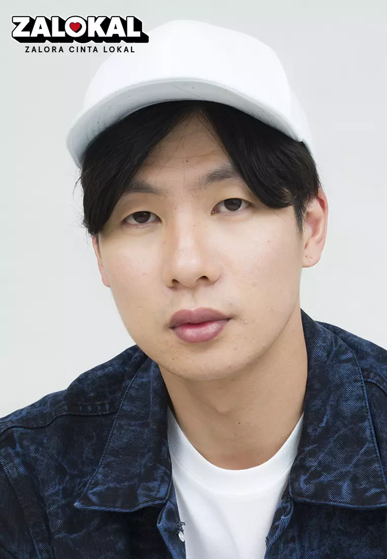 Topi Casual Polos Sport Besi Baseball Cap Tumblr Hat Putih