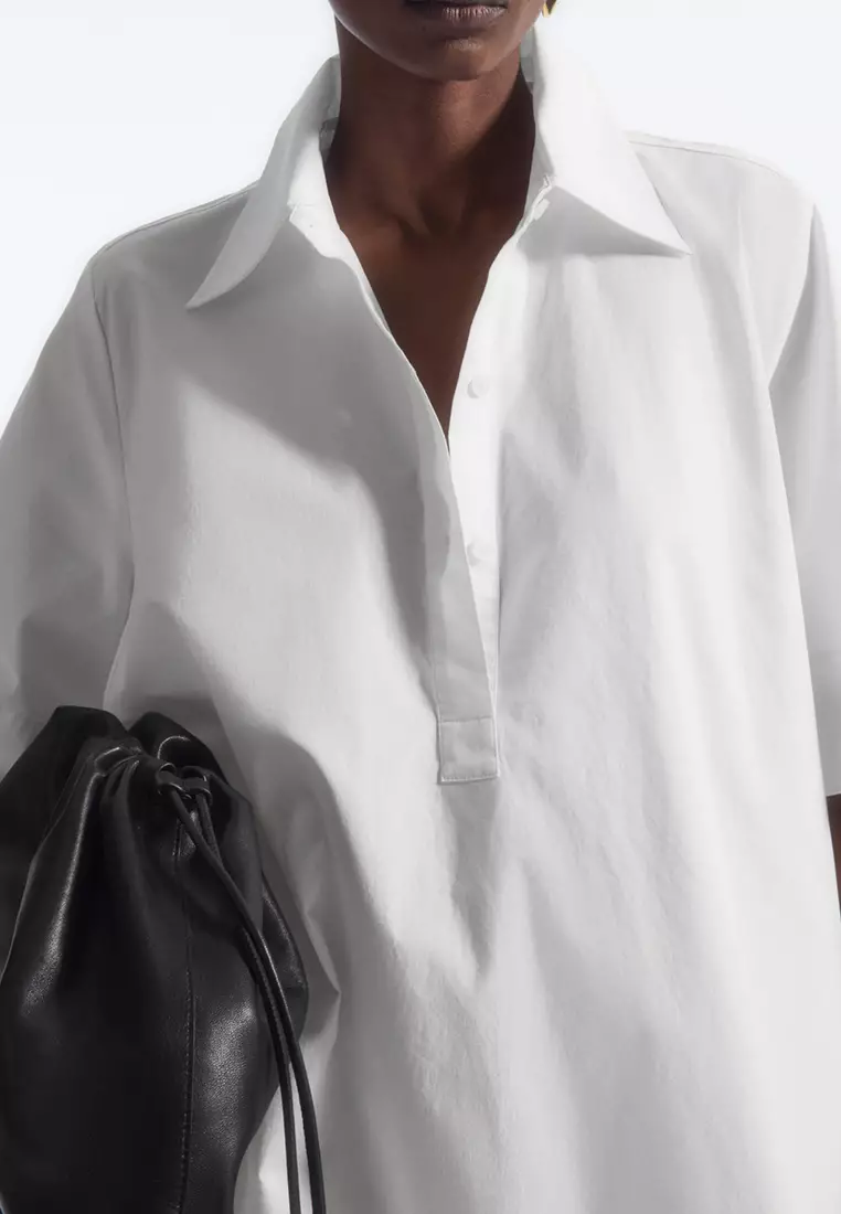 A-Line Mini Shirt Dress