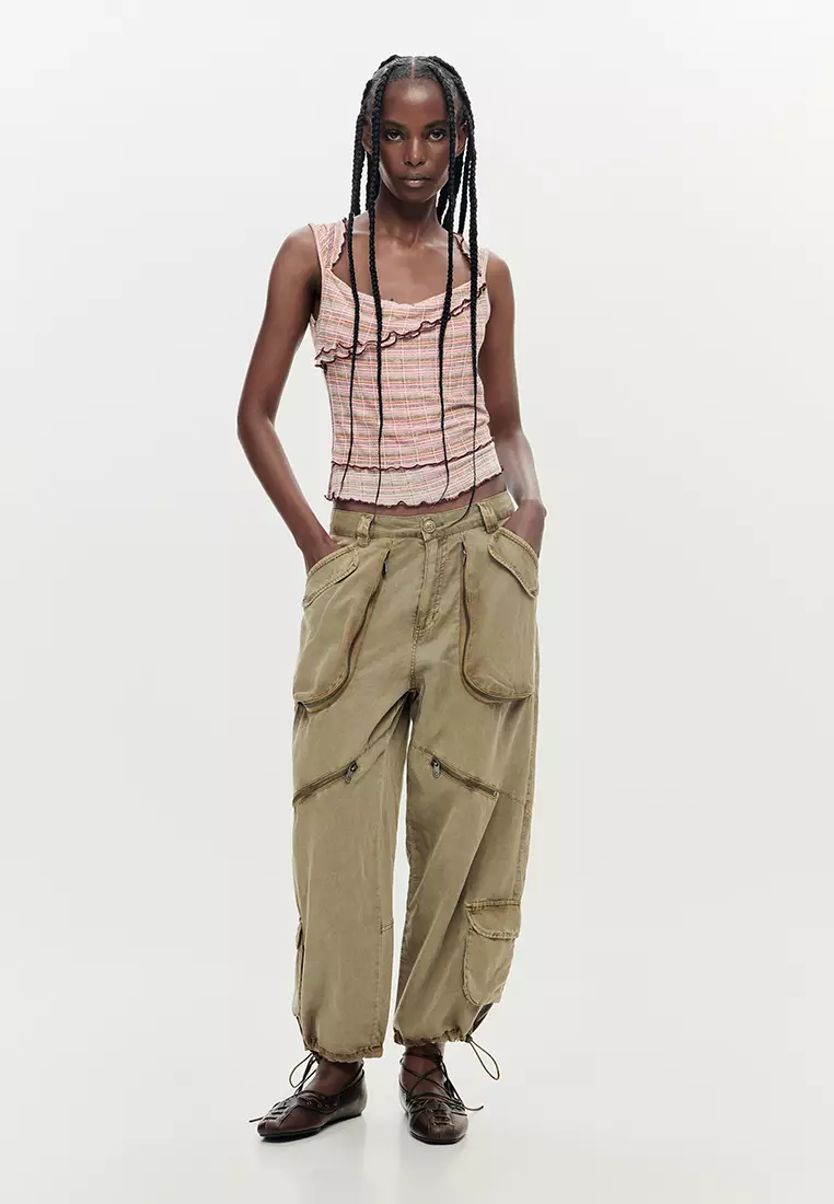 GRADIENT CAPRI PANTS