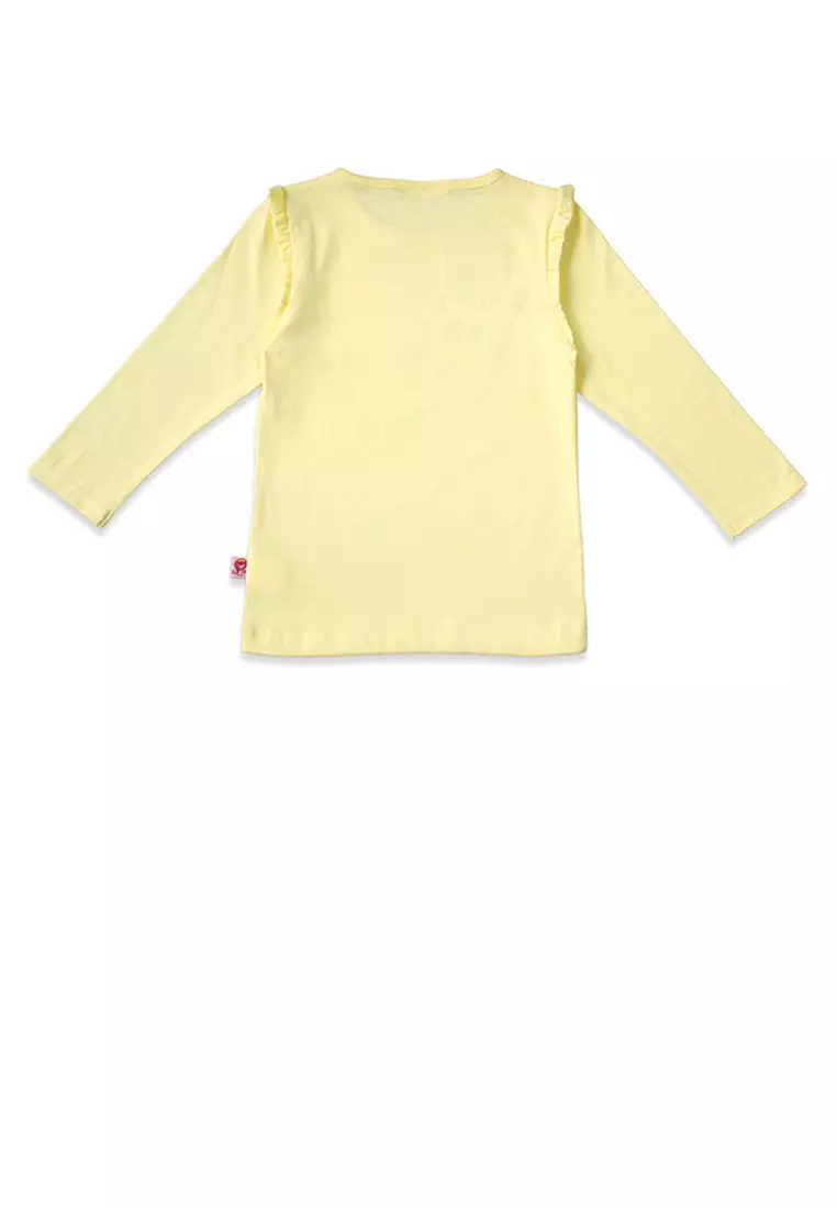 Heven Girls Long Sleeve T-Shirt H32 - Yellow