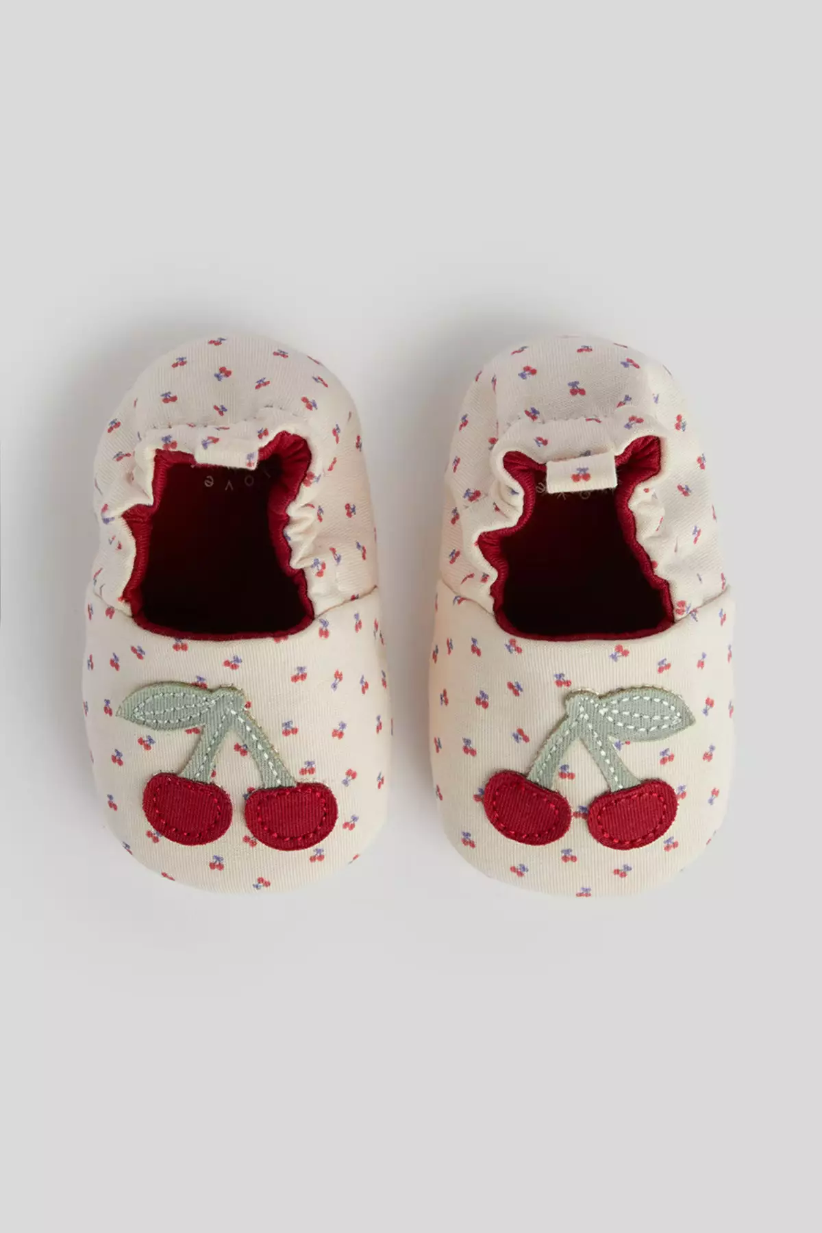 Mothercare Cherry Baby Slippers - Sepatu Bayi Bayi Perempuan (Pink)