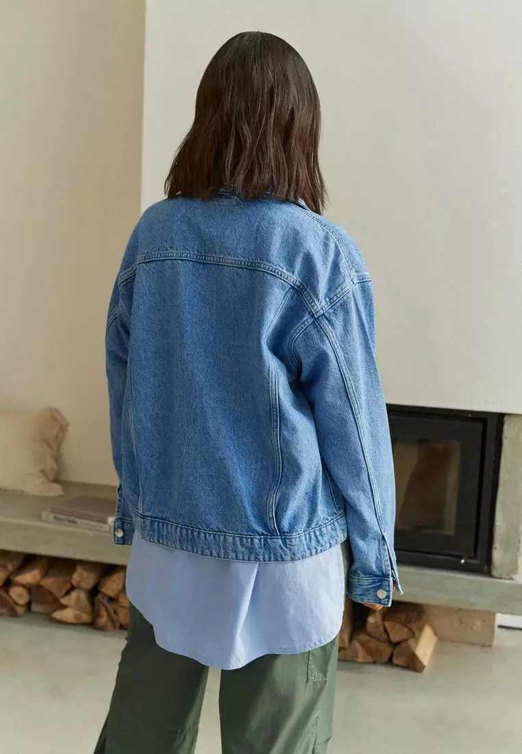Oak and fort top denim jacket