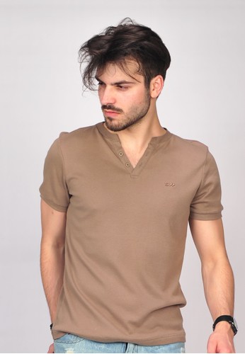 SIMPAPLY Destroyed Brown Men's T-shirt