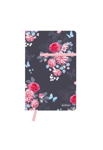 HERLITZ multi NOTEBOOK YOUNG A5/88 SQUARED LADYLIKE FLOWERS D459DHL8D65A17GS_1