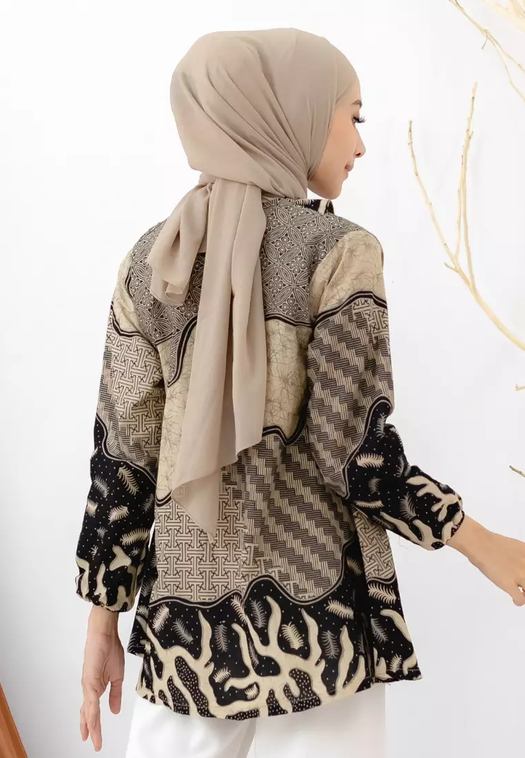 Evans Blouse Batik Premium Wanita Casual Modern