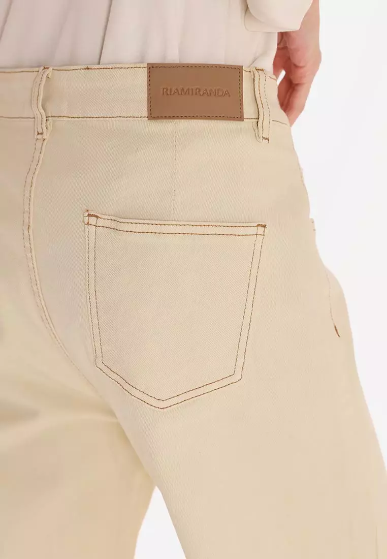 Ria Miranda Light Ivory Claris Pants