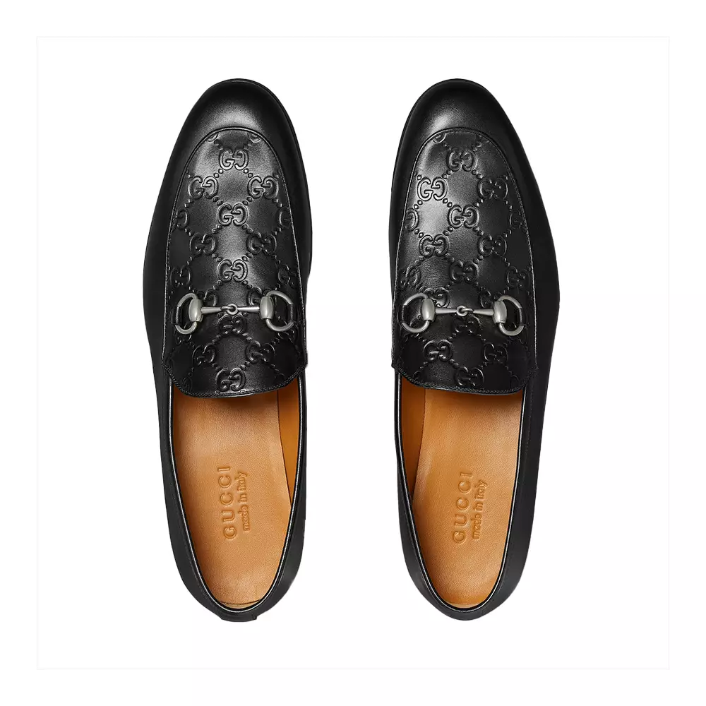 GG Loafer with Horsebit Black Shw Men