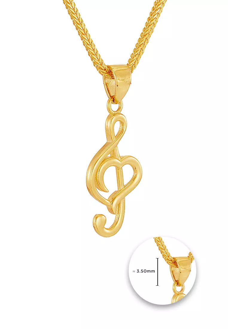 HABIB Oro Italia 916 Yellow Gold Pendant (22K Gold)