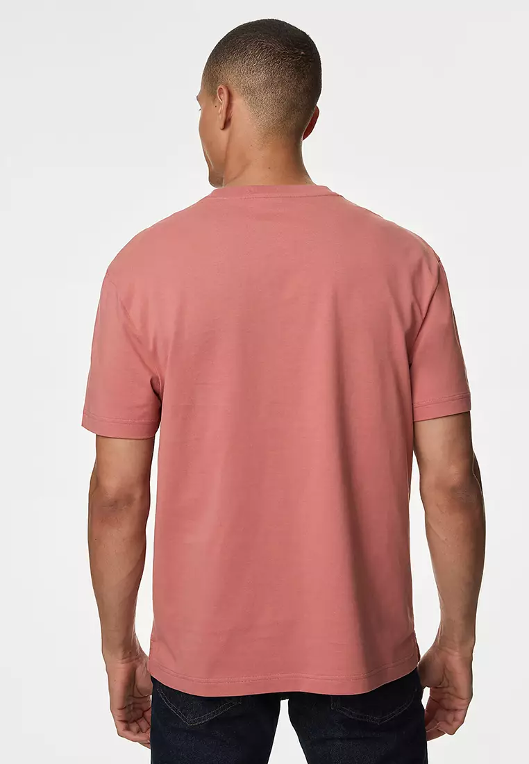 Pure Cotton Midweight Pocket T-shirt