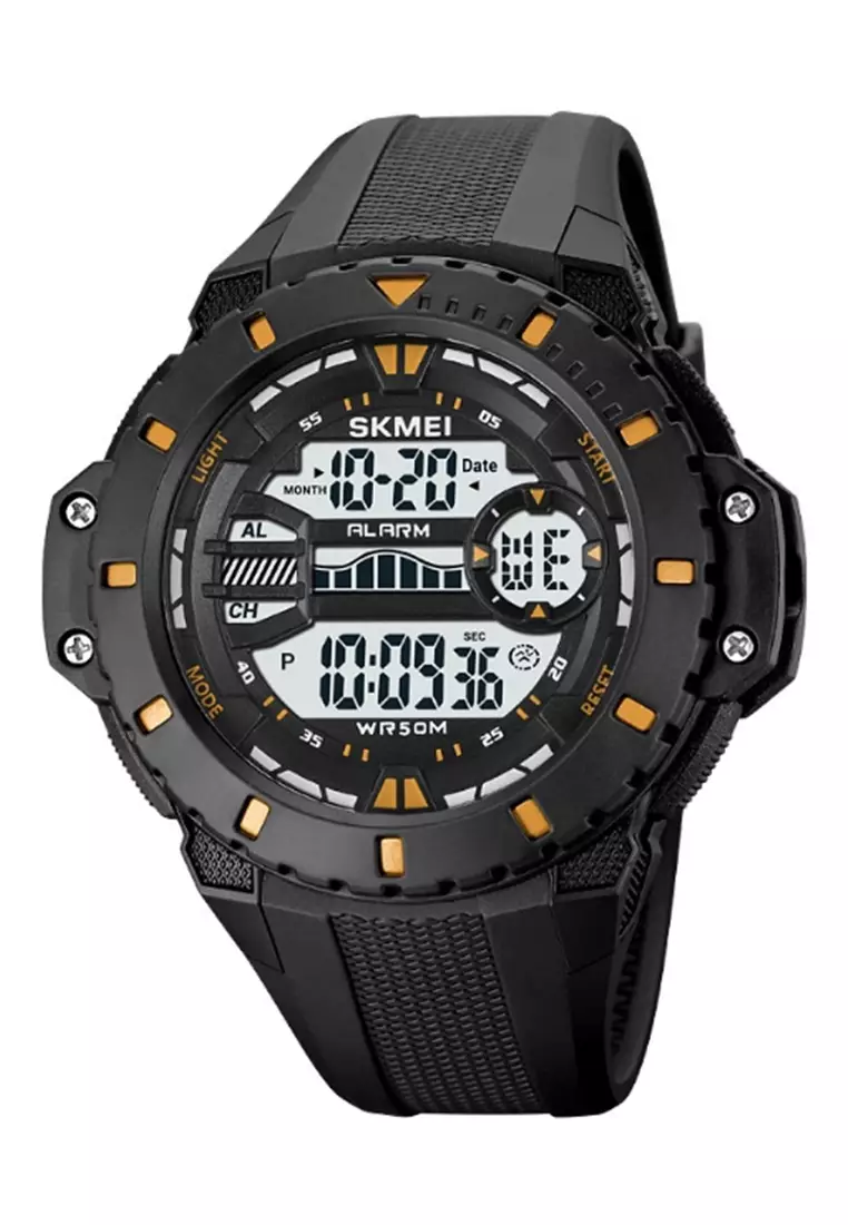 Jam Tangan Pria Digital Waterproof Many Function Strap Tali Material Silicone IR22 ORIGINAL