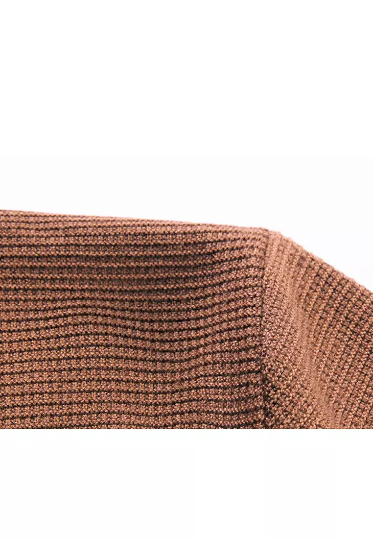 Knitted Texture Cardigan BD-M8128