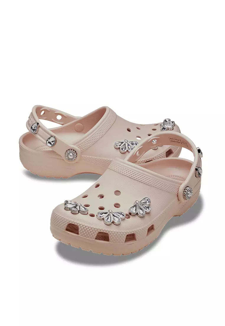 Crocs Kids Classic Pinnacle Embellishment Clog - Quartz