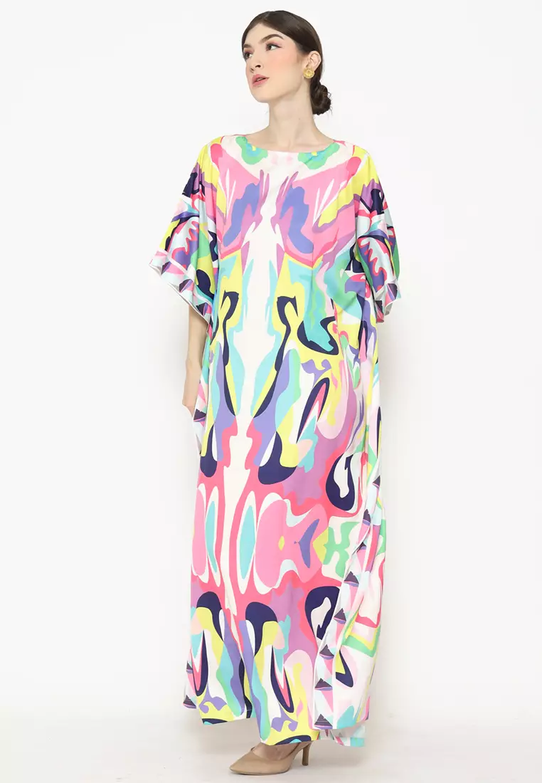 Kanzi Exclusive Short Sleeve Classic Kaftan