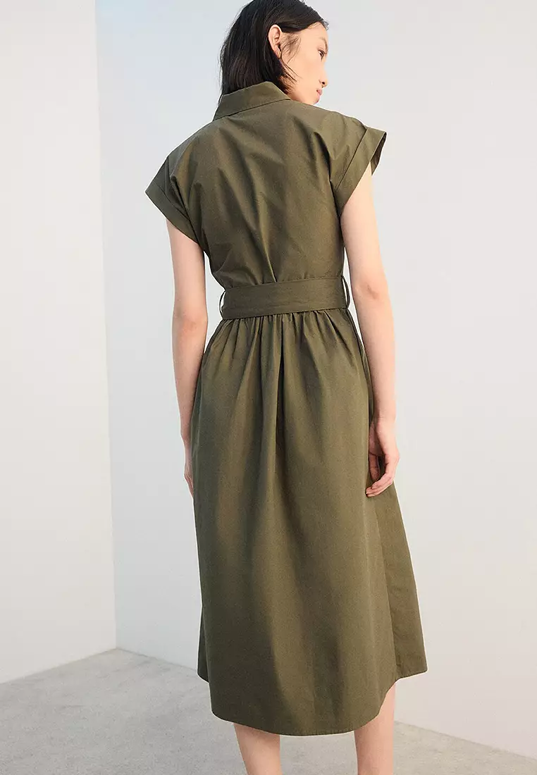 Belt Shirt Dress