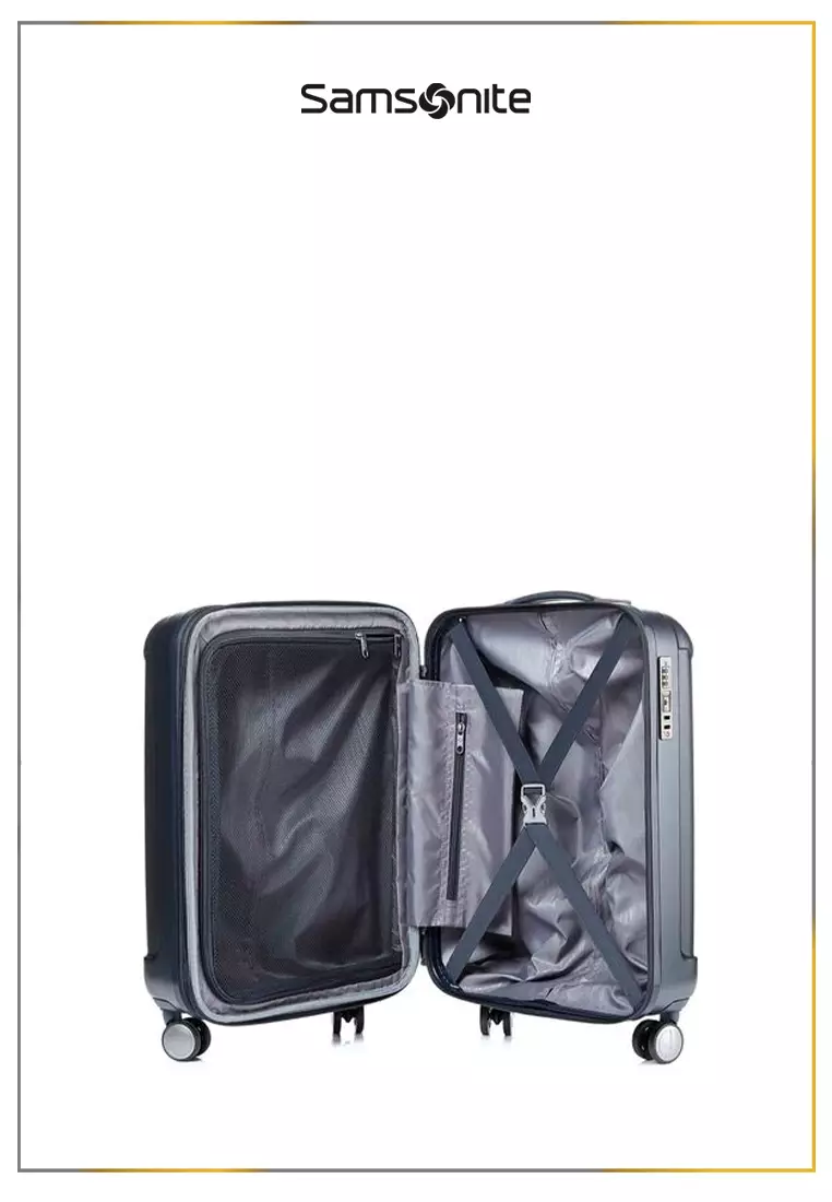 Samsonite Koper Hardcase Niar Cabin 20 inch New Lock- Matt Graphite