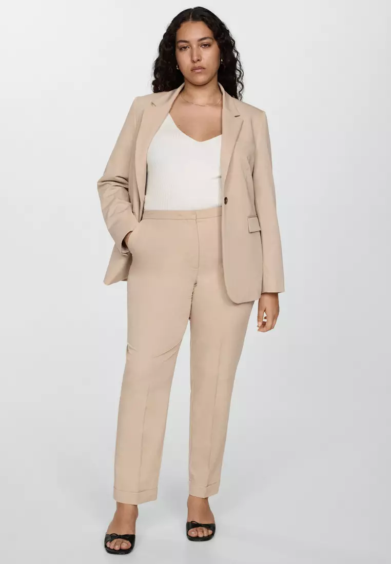 Straight Suit Trousers