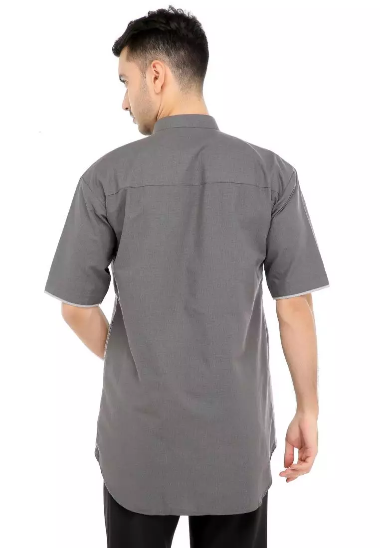 Baju Koko Gamis Muslim Pria Gibran - Abu Tua