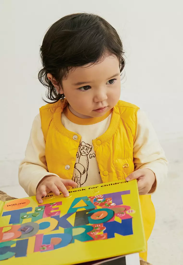 男女小童羽绒马甲充棉鼓包保暖羽绒背心