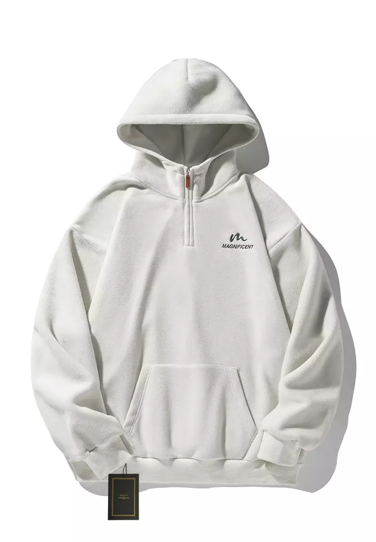 Half zip hoodies cheap