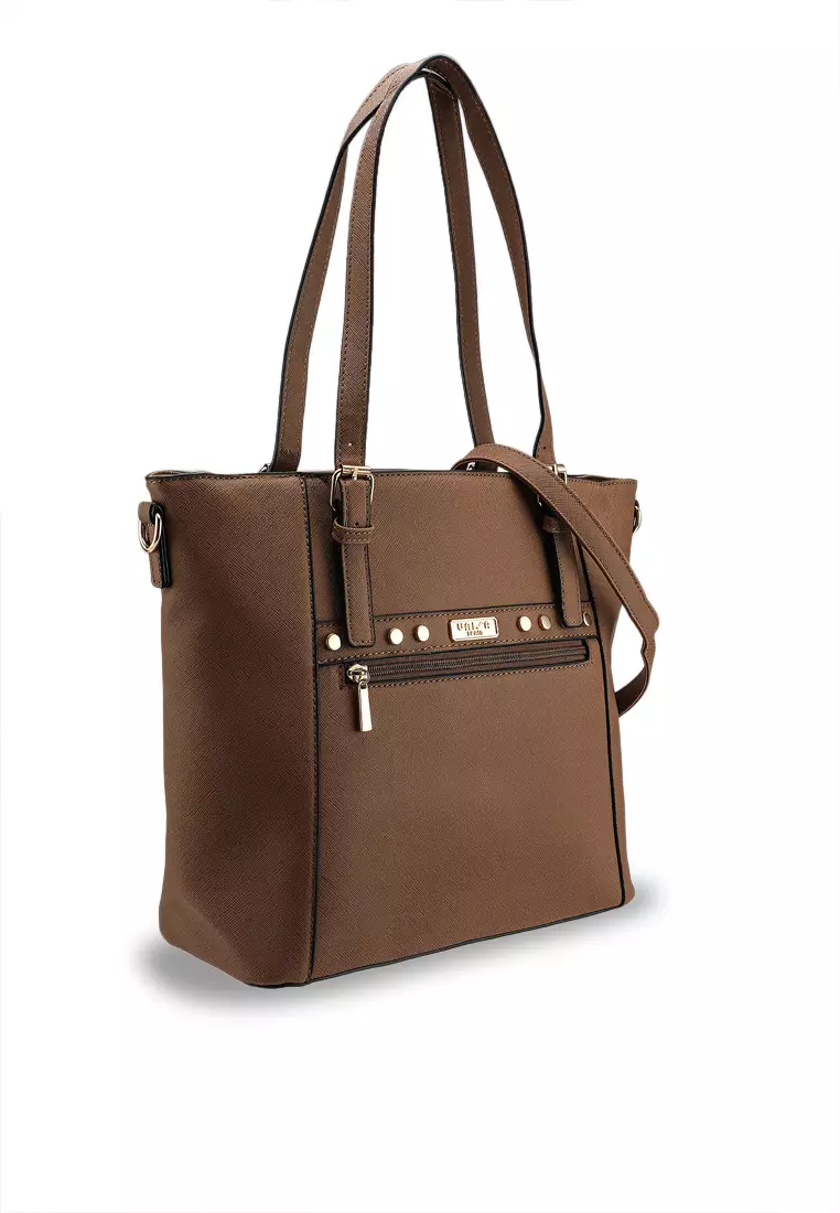Saffiano Convertible Tote Bag