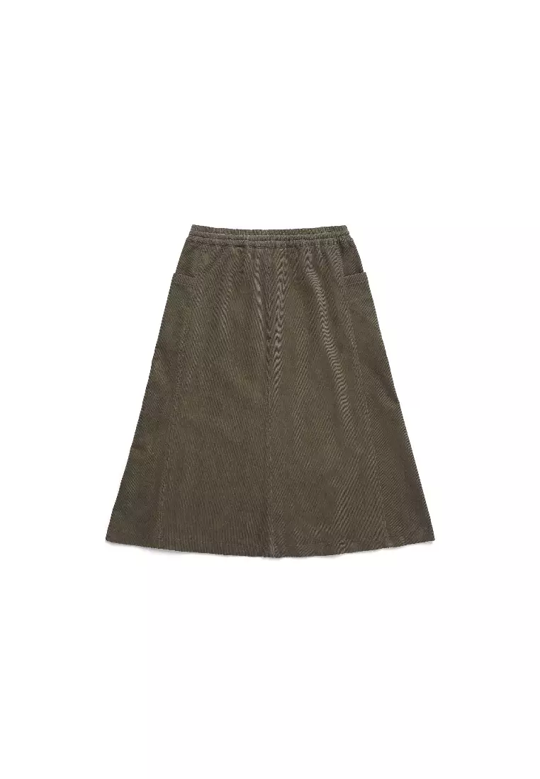 女裝燈芯絨半截裙