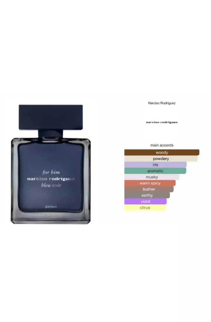 Narciso Rodriguez For Him Bleu Noir (Parfum) - 100 ML (Parfum Pria)
