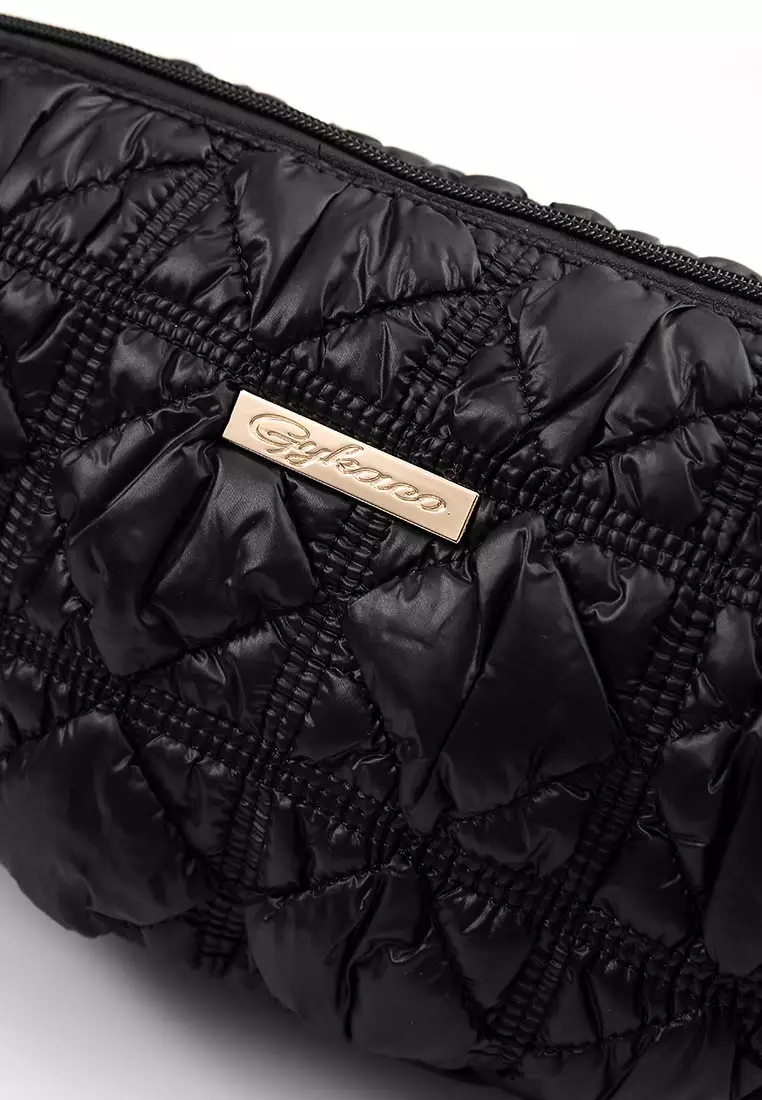 GYKACO KYUMI Black - Tas Wanita Sling Bag - Fashion Top Handle Bag (Import)