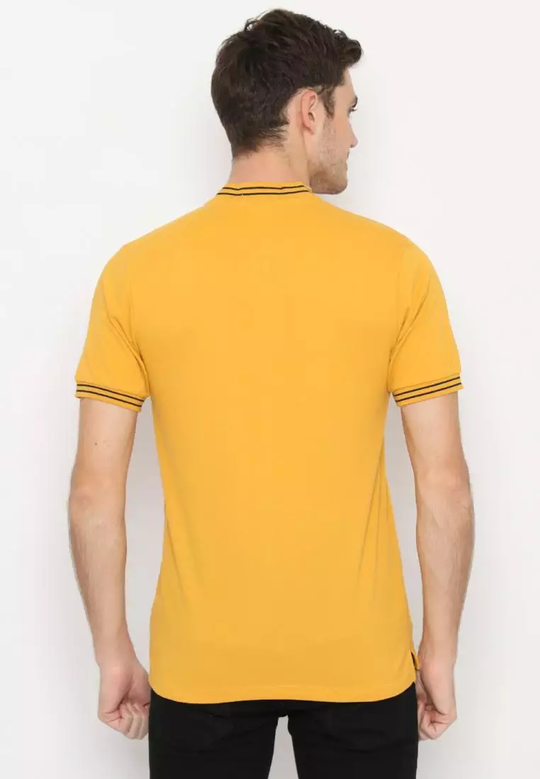 Matsuda Kaos Henley Pique Hino