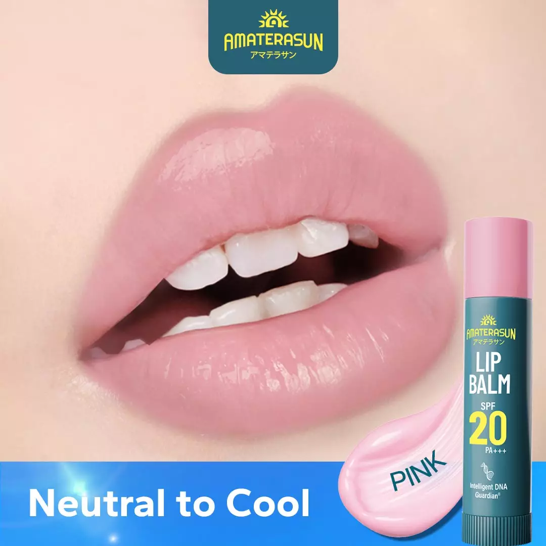 [BARU] AMATERASUN Sheer Tinted Lip Balm SPF 20 PA+++ PINK