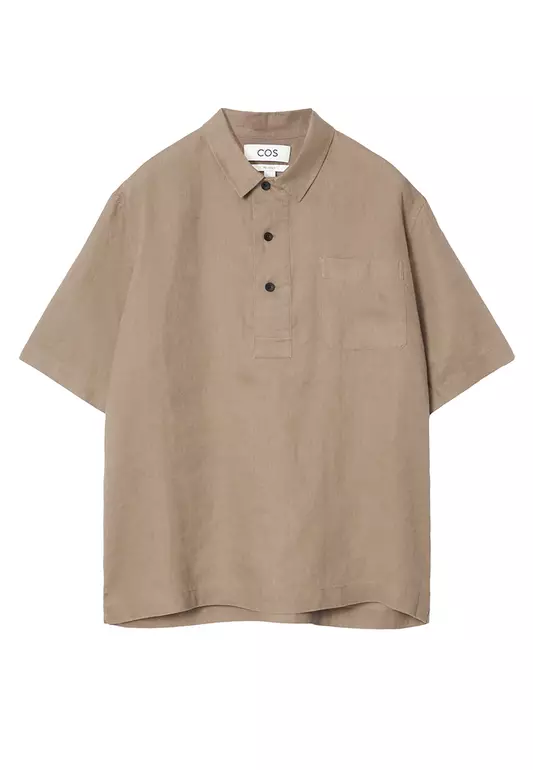 Oversized Short-Sleeved Shirt