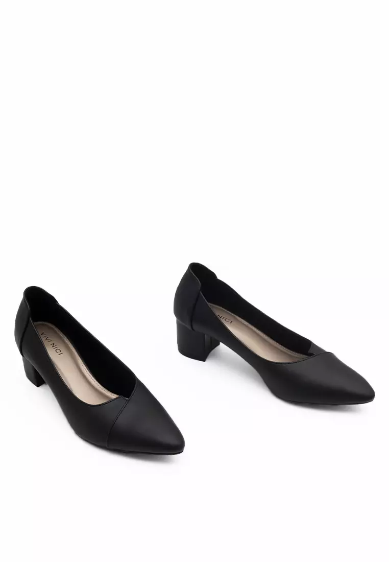 VIVI NICI - Jacelyn Sepatu Wanita 5 cm Black Solid