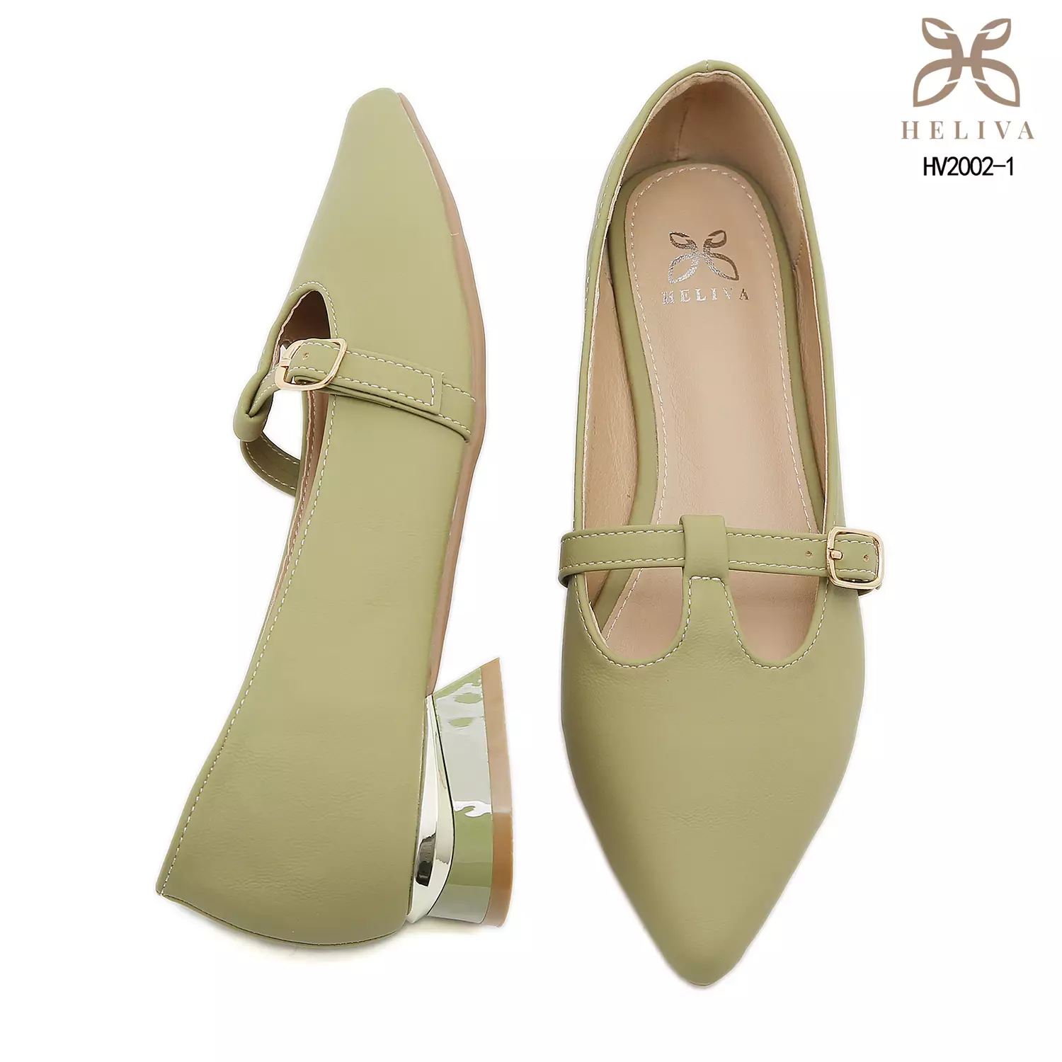 HELIVA WINA Timeless Mary Jane Pumps with Elegant 2.5cm Lift HV2002-1