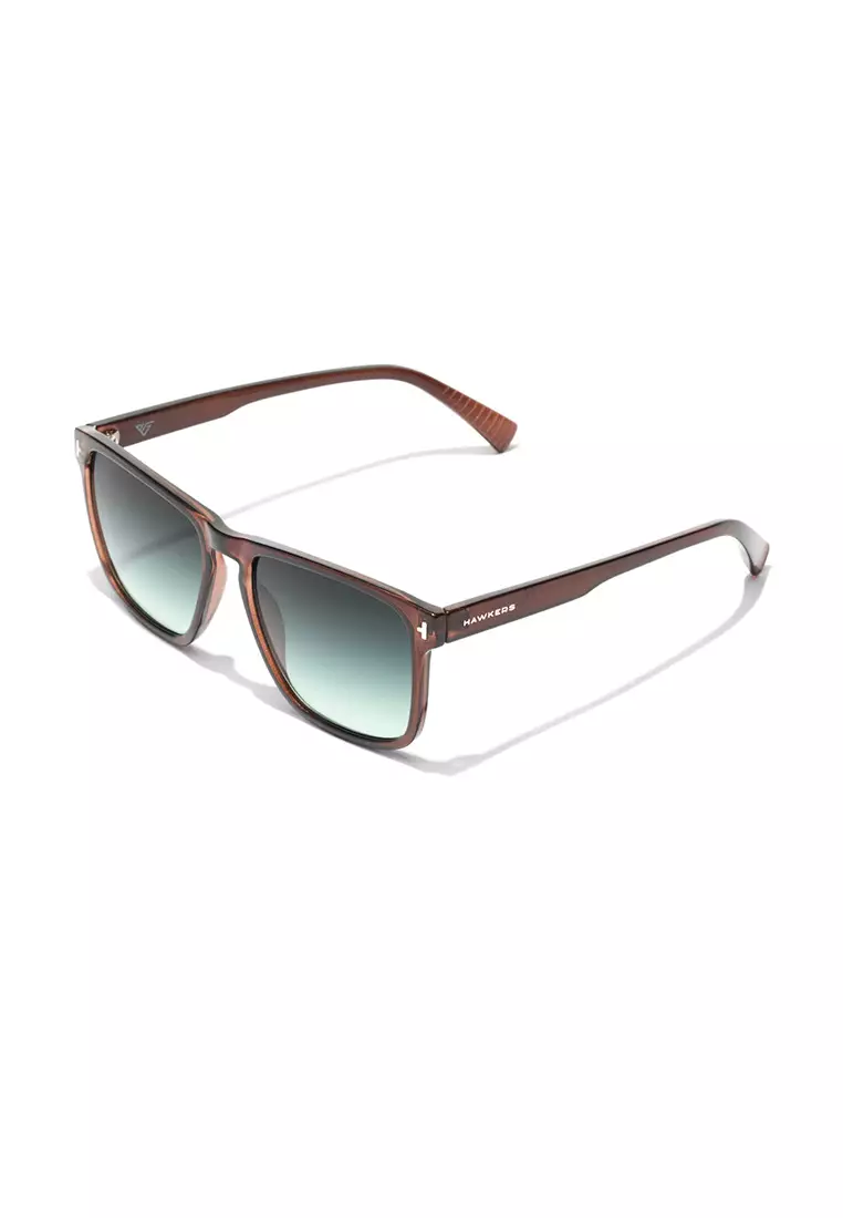 HAWKERS x Pierre Gasly Brown DUST Sunglasses for Men and Women, Unisex. UV400 Protection. Official Product designed in Spain