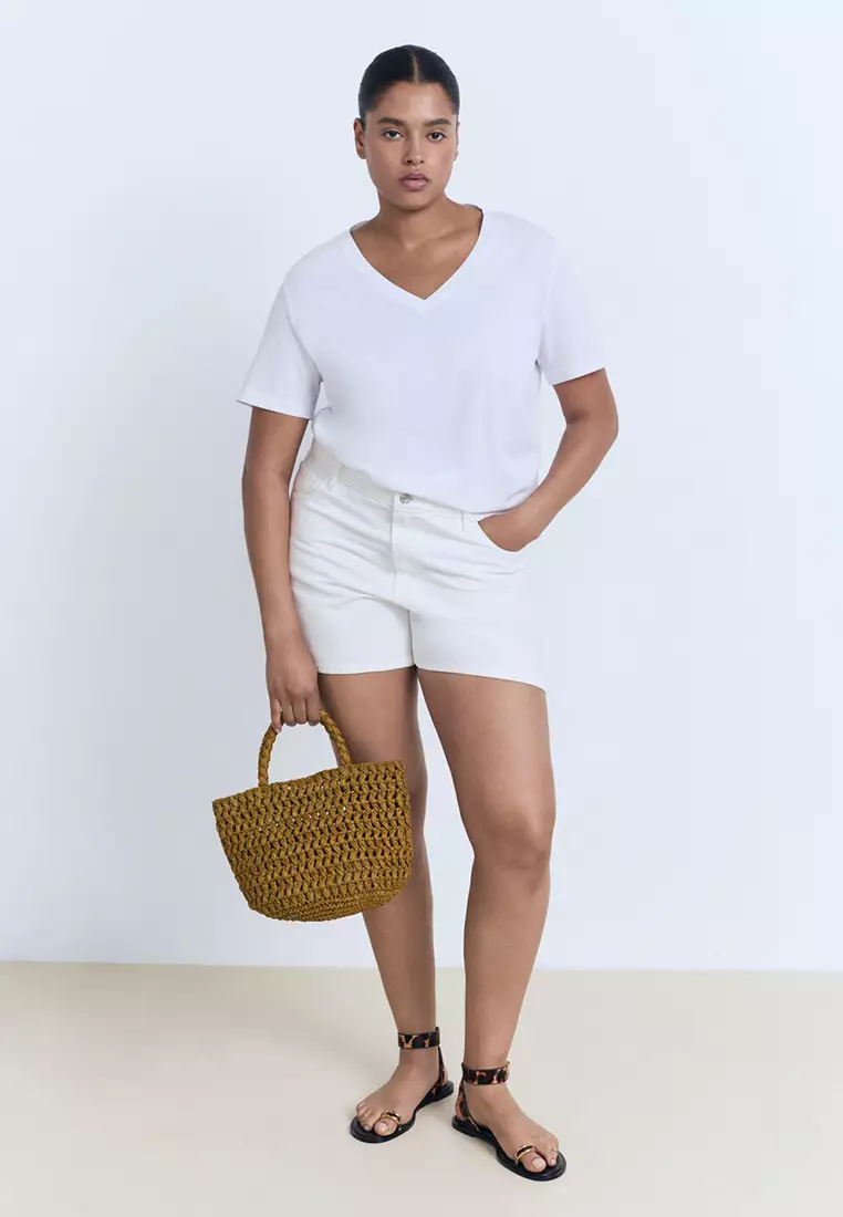 V-Neck Cotton T-Shirt