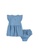 Levi's blue Levi's Flutter Sleeve Denim Dress (Infant) - Summer Wind FD042KA416638DGS_2