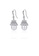 Glamorousky white Elegant and Simple Geometric Water Drop-shaped Imitation Pearl Earrings with Cubic Zirconia 05495ACE5FD459GS_1