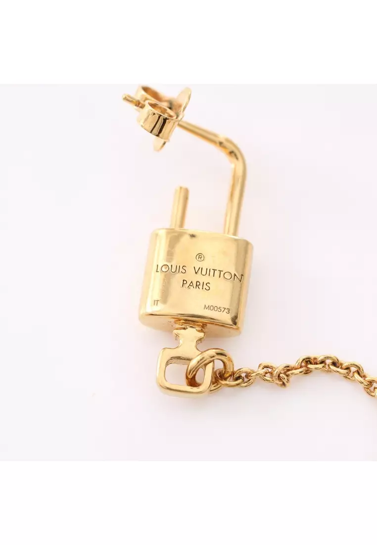 Buy Louis Vuitton Pre-loved LOUIS VUITTON LV Rocky Pierce earrings ear cuff  GP gold 2023 Online