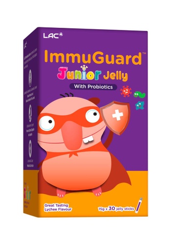 LAC LAC JUNIOR ImmuGuard Junior With Probiotics (15g x 30 jelly sticks) 9C8E9ES18DEC57GS_1