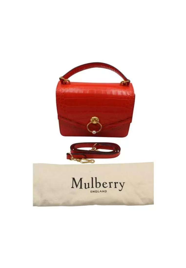 Mulberry orange online handbag