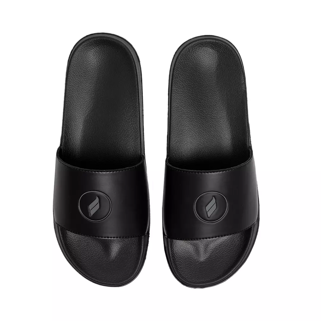 Curva Grey Sandal Pria Slide - Footstep Footwear