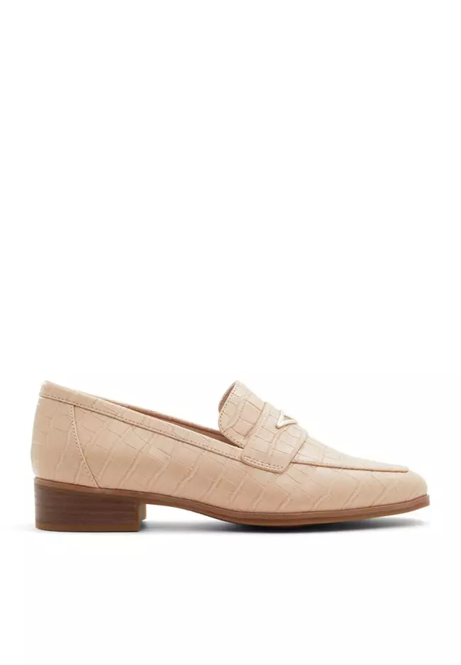 Aldo tan loafers online