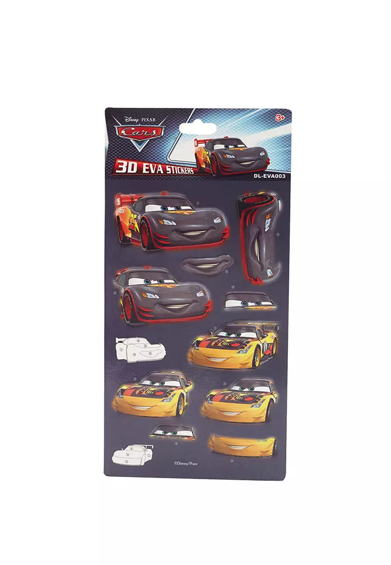 Disney Cars 3D Eva+2D Puzzle Sticker