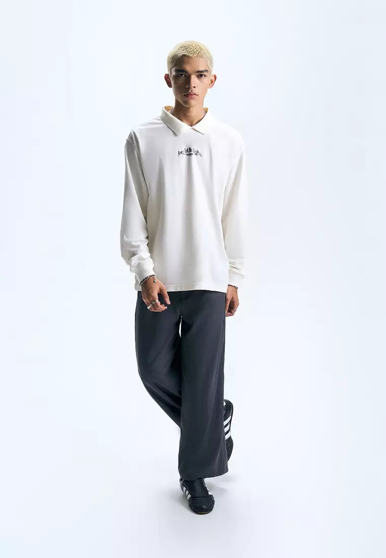 Long Sleeve Graphic Polo