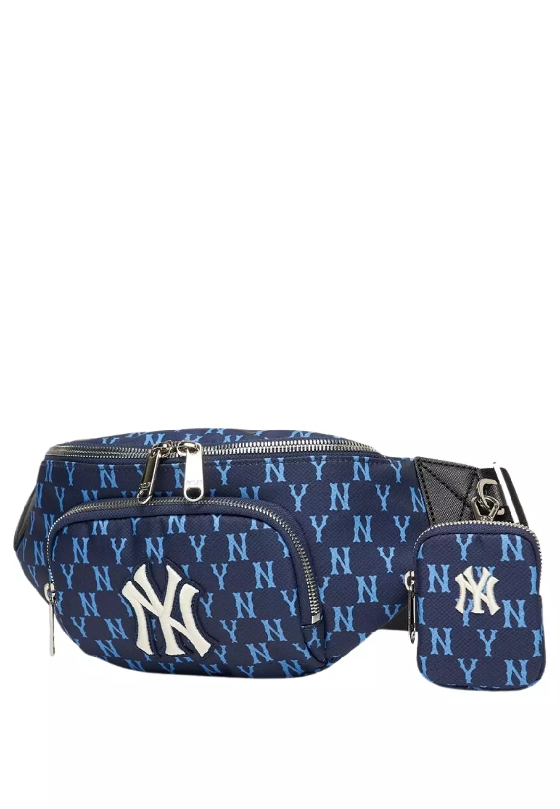 MLB PLAYBALL MULE MONOGRAM NY (L.Blue) 韓国 Jual MLB Korea Playball Mule Monogram - NY Blue Original